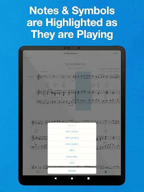 Sheet Music Scanner & Reader screenshot