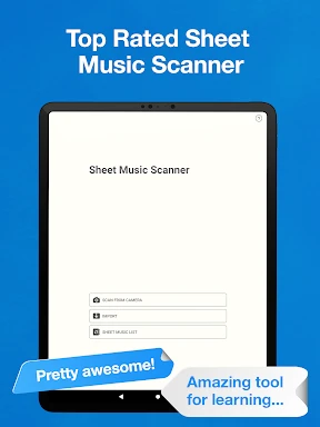 Sheet Music Scanner & Reader screenshot