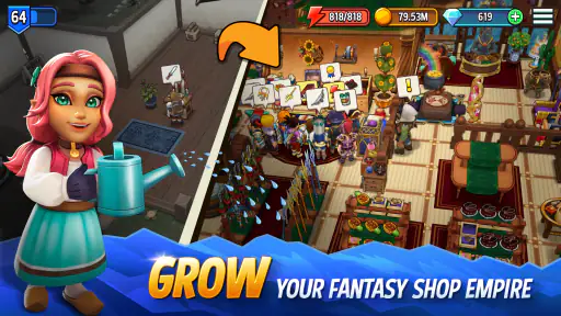 Shop Titans: Crafting Tycoon screenshot 1