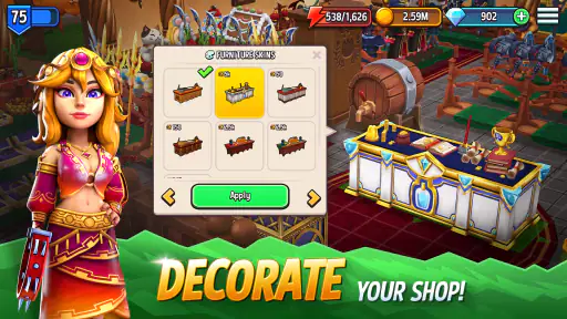 Shop Titans: Crafting Tycoon screenshot 3