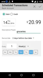 Simple Checkbook Ledger screenshot 5