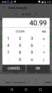 Simple Checkbook Ledger screenshot 6