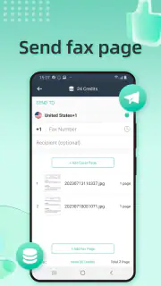 Simple Fax-Send Fax from Phone screenshot 2