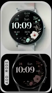Simple Floral Watch Face screenshot 5