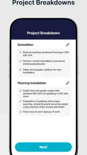 SimplyWise Cost Estimator screenshot 4