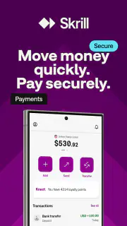 Skrill - Fast, secure payments screenshot 1