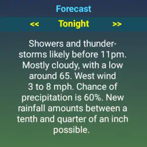 SkyHalo Weather for Wear OS screenshot 4