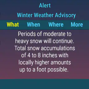 SkyHalo Weather for Wear OS screenshot 5