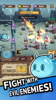 Slime Castle — Idle TD Game screenshot 1