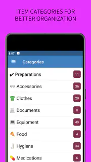 SmartPack - packing lists screenshot 5