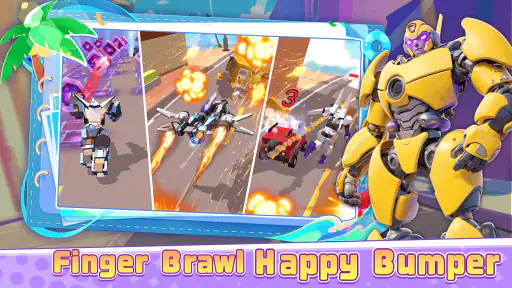 Smash Car: Robot Racing screenshot 2