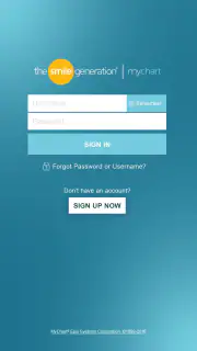 Smile Generation MyChart screenshot 2