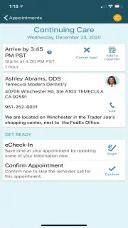 Smile Generation MyChart screenshot 4