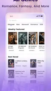 SnackFic - Stories & Novels screenshot 2