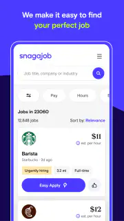 Snagajob - Jobs Hiring Now screenshot 1