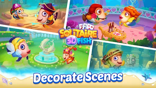 Solitaire 3D Fish screenshot