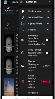 Space Launch Schedule screenshot 2