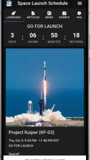 Space Launch Schedule screenshot 4