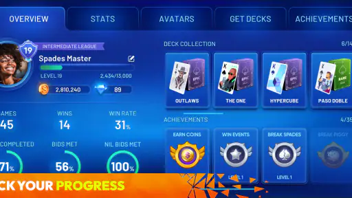 Spades Masters - Card Game screenshot 7