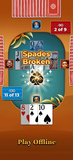 Spades Pop - Classic Card Game screenshot
