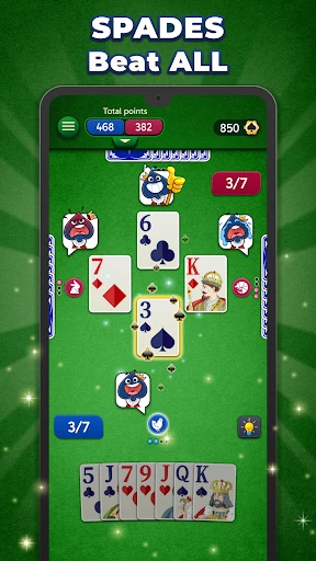 Spades Stars - Card Game screenshot