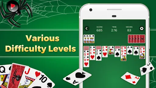 Spider Solitaire Classic Games screenshot