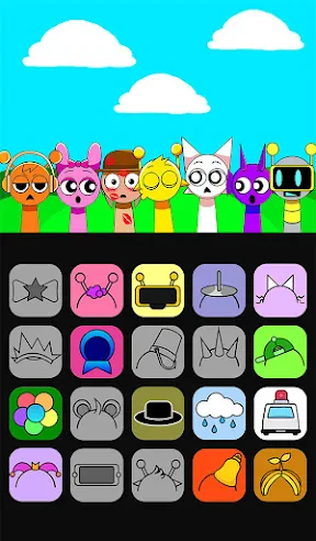 Sprunki Brainzot Music Beats screenshot