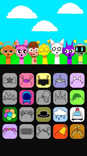 Sprunki Brainzot Music Beats screenshot