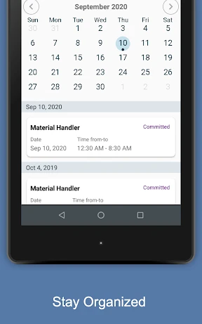 Staffmark WorkNOW screenshot