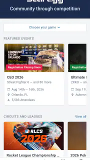 Start.gg screenshot 1