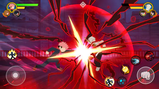 Stickman Cursed Fight 3v3 screenshot 1