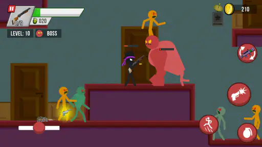 Stick vs Zombies: Platformer screenshot 3