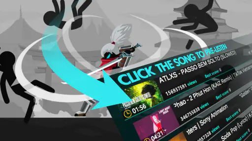 Stickdance Tuber: Fight Melody screenshot 3