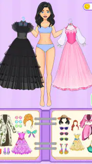 Sticker Doll DIY Dressup Diary screenshot 2