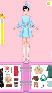 Sticker Doll DIY Dressup Diary screenshot 5