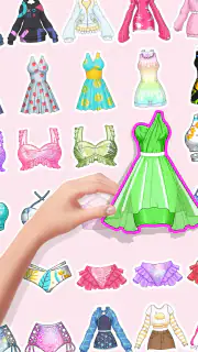 Sticker Doll DIY Dressup Diary screenshot 6