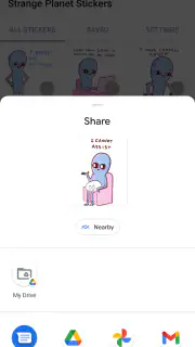 Strange Planet Stickers screenshot 2