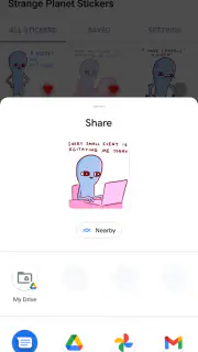 Strange Planet Stickers screenshot 4