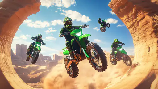 Stunt Motorcycle Racing Game screenshot 7