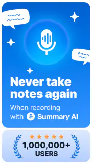 Summary - AI Note Taker screenshot 1