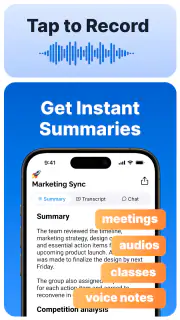 Summary - AI Note Taker screenshot 2