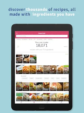 SuperCook - Recipe Generator screenshot