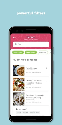 SuperCook - Recipe Generator screenshot