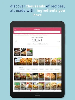 SuperCook - Recipe Generator screenshot