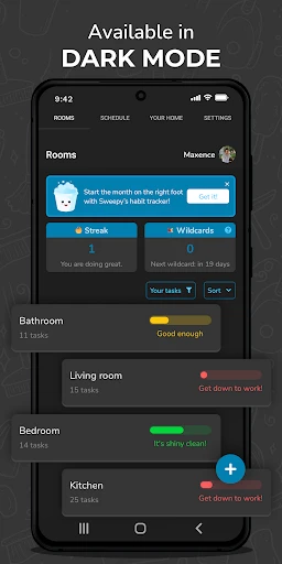 Sweepy: Home Cleaning Schedule screenshot