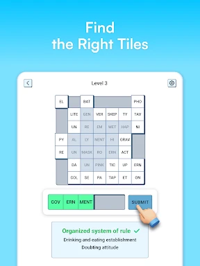 Syllatiles - Word Puzzle Game screenshot