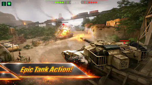 Tank Force: War Tanks Games screenshot 1