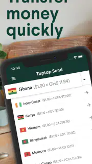 Taptap Send: Money Transfer screenshot 1