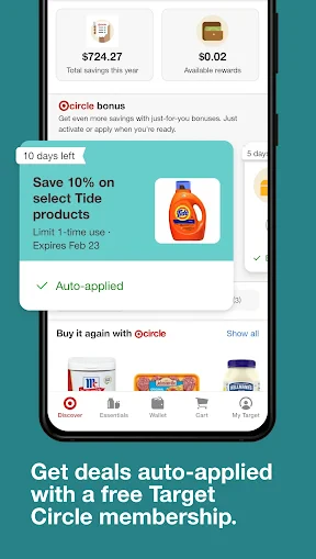 Target screenshot