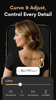 Tattoo Font Designer & Editor screenshot 4